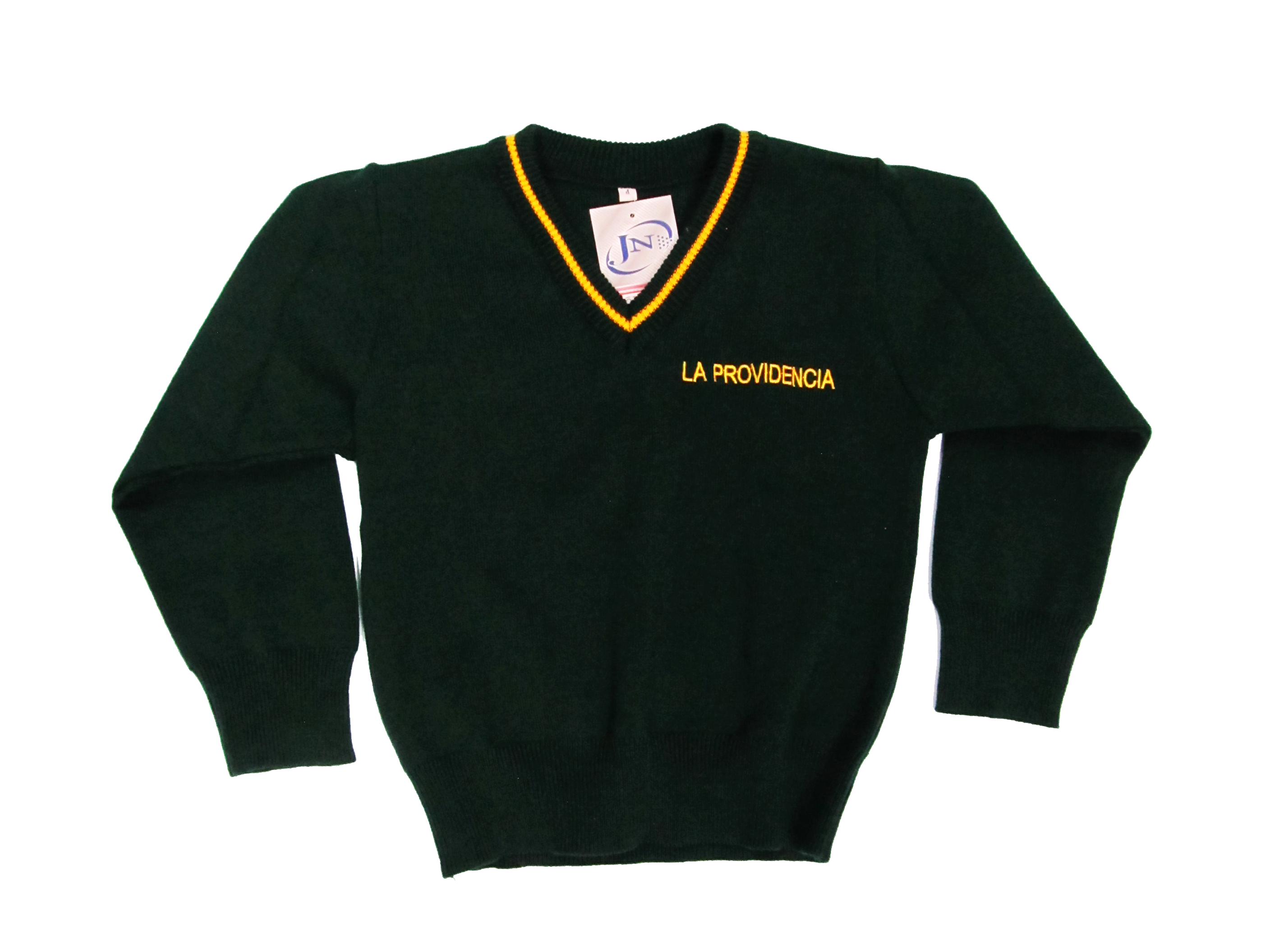 Camiseta tipo polo institucional con cuello y puños tejidos