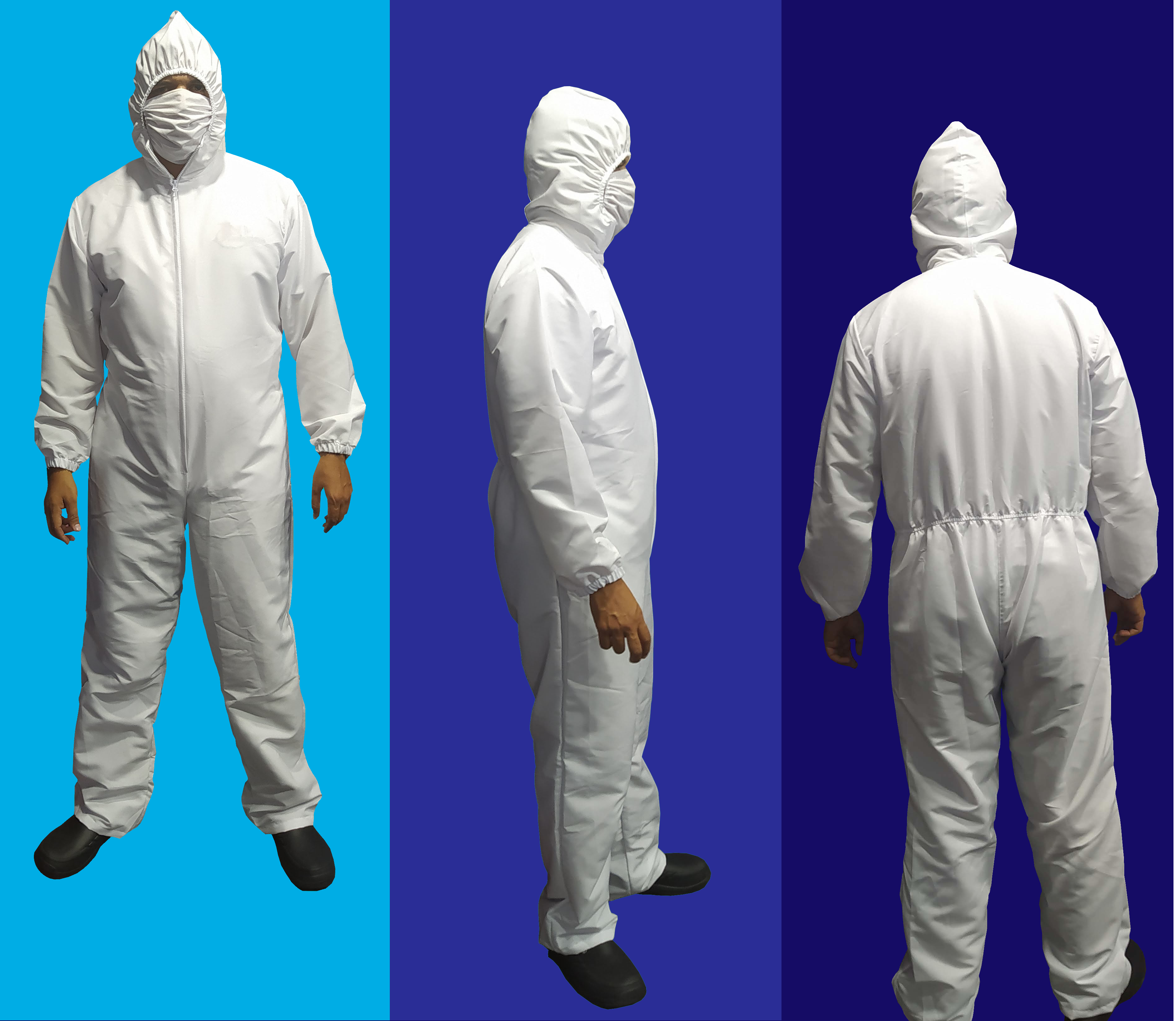Overol industrial y de bioseguridad confeccionado por JN Confecciones